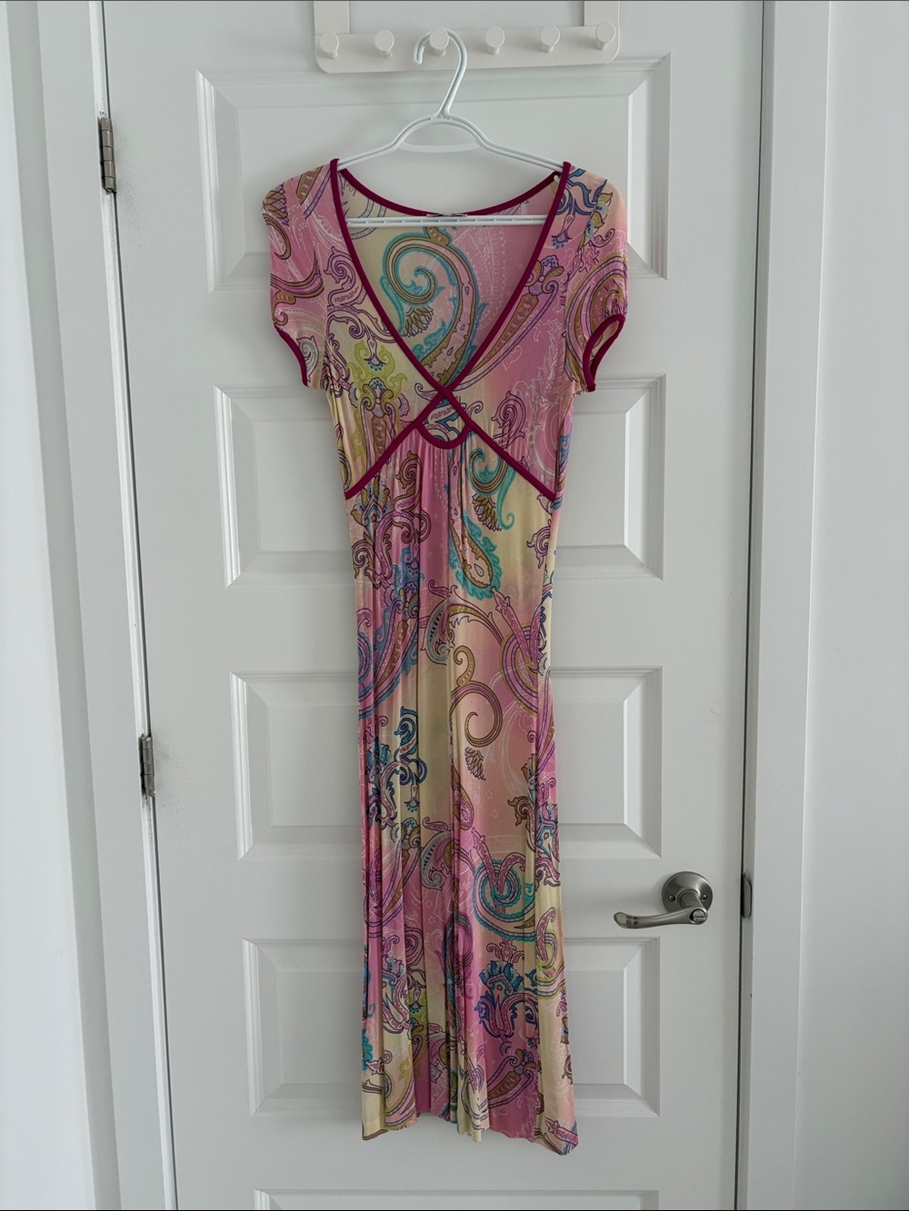 Vintage Etro Rainbow Paisley Dress